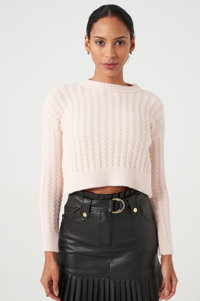 Saç Örgü Yumoş Kazak