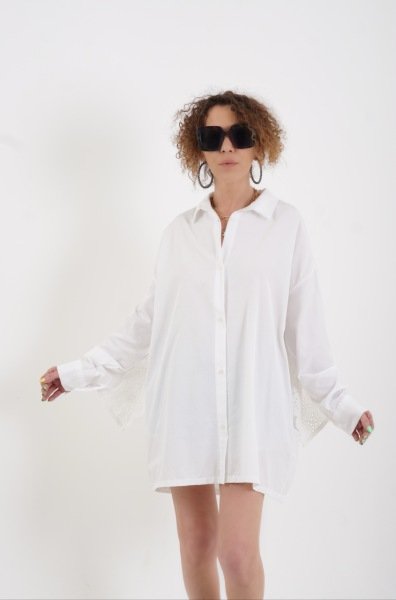 Kolu Ve Arkası Fistolu Gömlek EKRU - STN