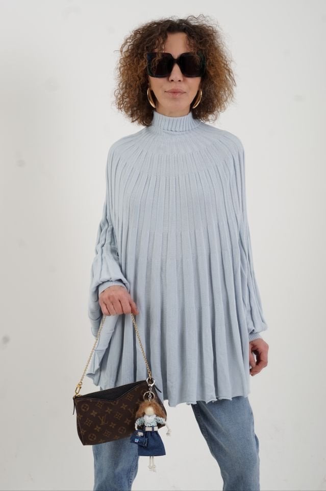 Balıkçı Yaka Panço Kazak