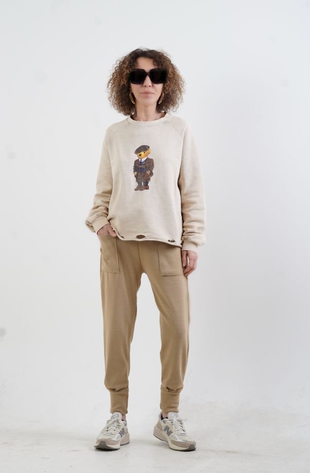 Relax Jogger Pantolon BEJ - M