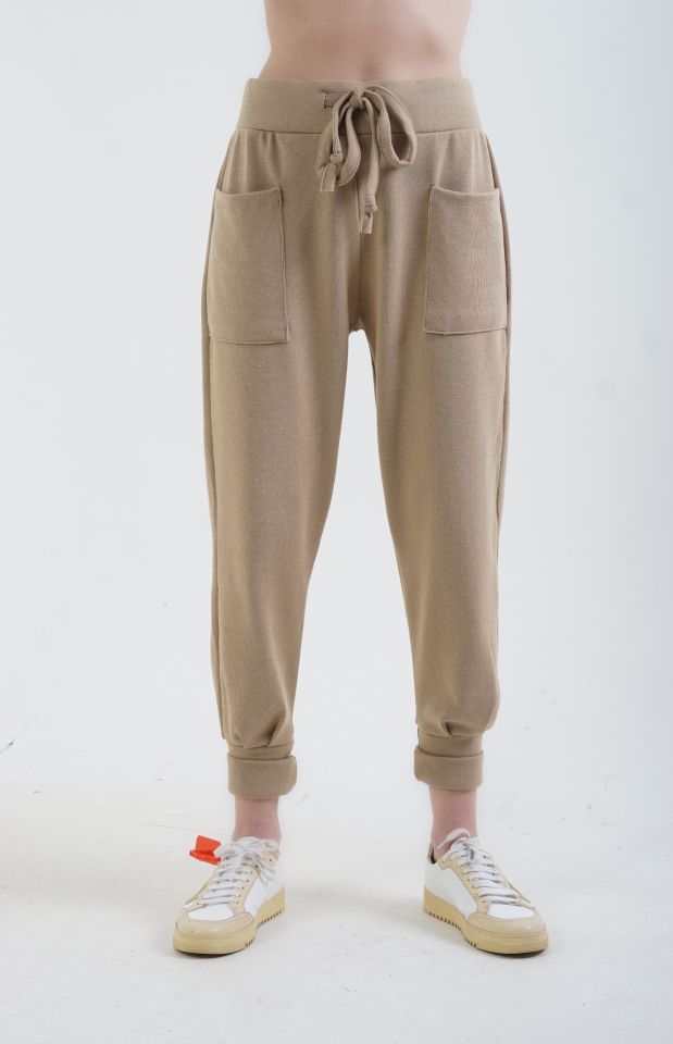 Relax Jogger Pantolon BEJ - S