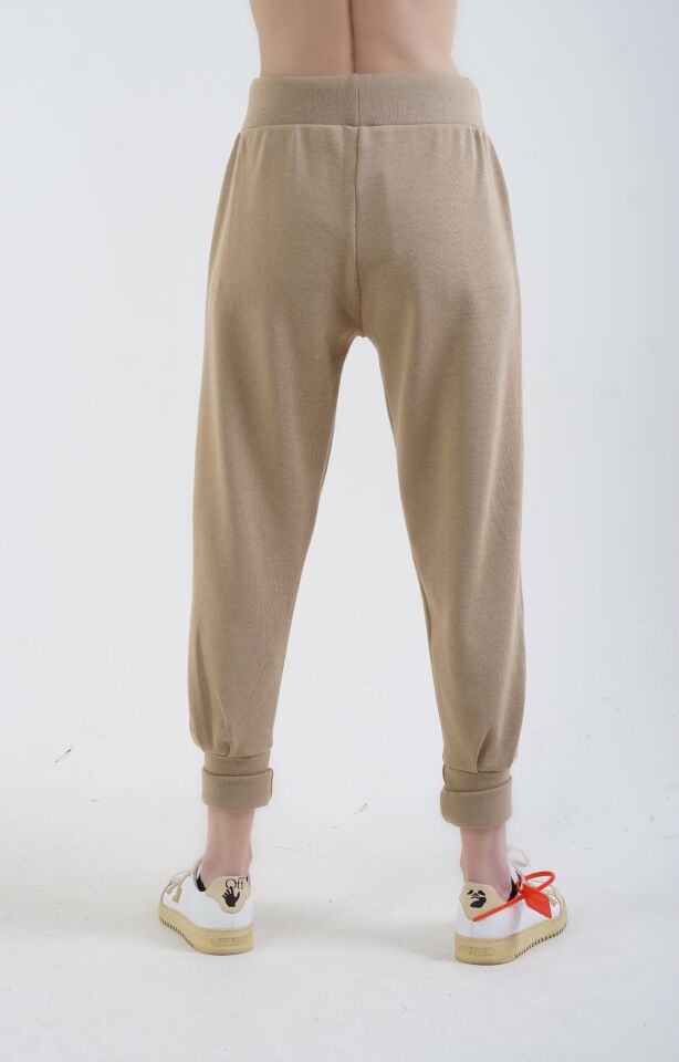 Relax Jogger Pantolon BEJ - S