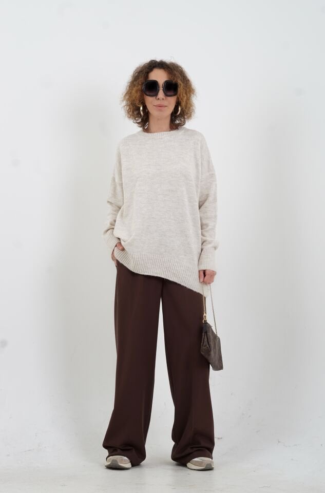 Bej Melanj Best Bisiklet Yaka Kazak