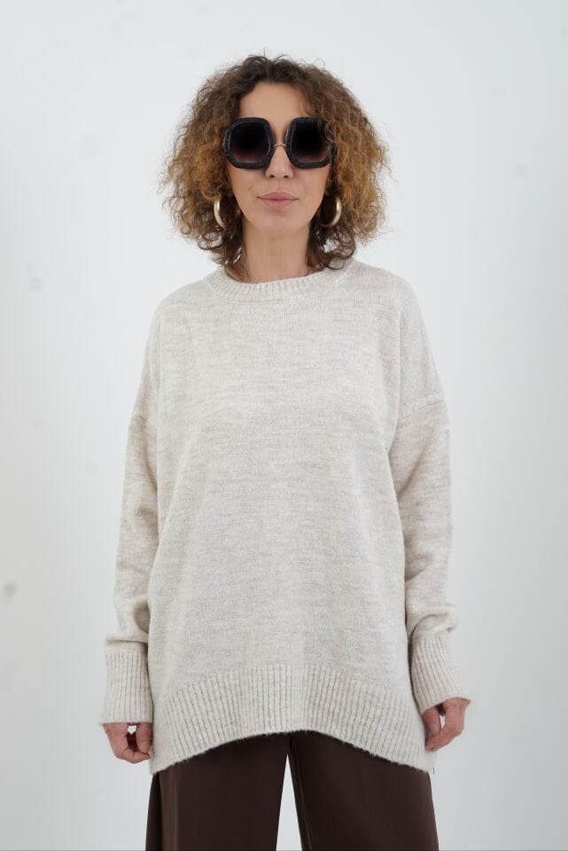 Bej Melanj Best Bisiklet Yaka Kazak