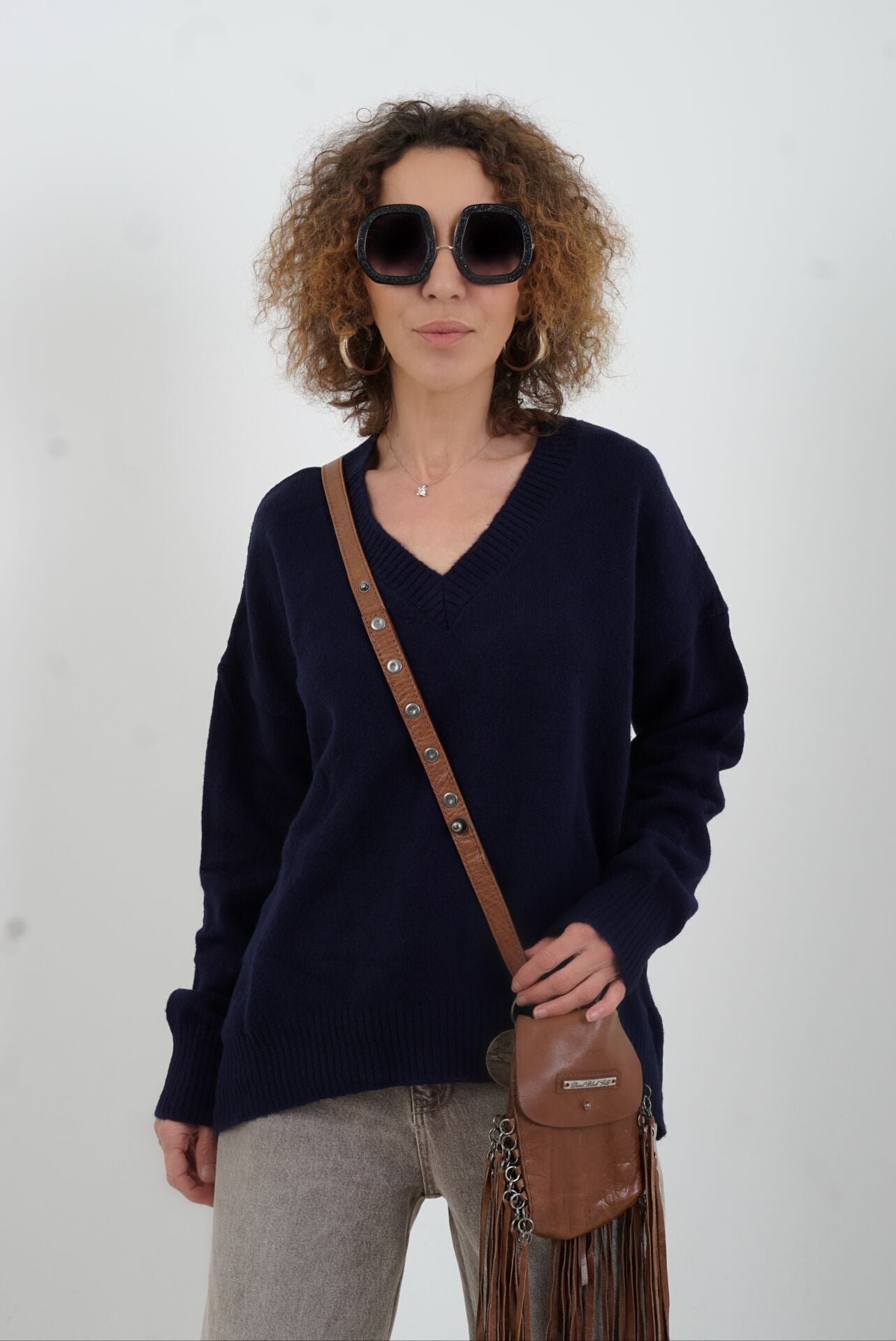 Lacivert Best V Yaka Kazak