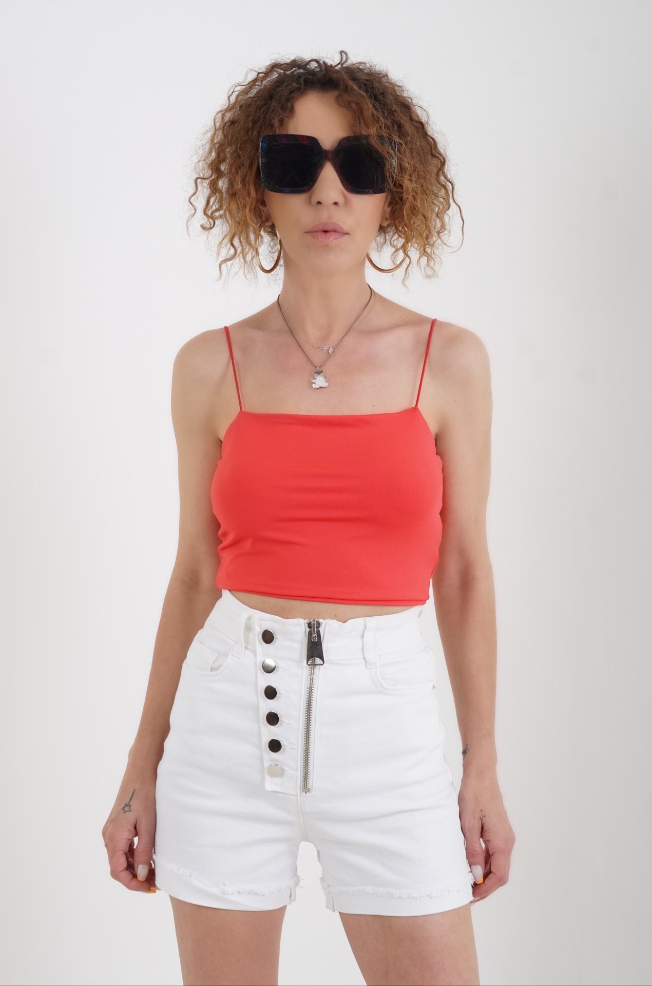 İp Askılı Büstiyer NAR ÇİÇEĞİ - S