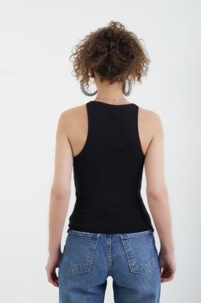 Halter Yaka Atlet SİYAH - S