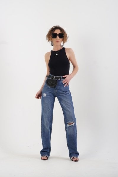 Halter Yaka Atlet SİYAH - S