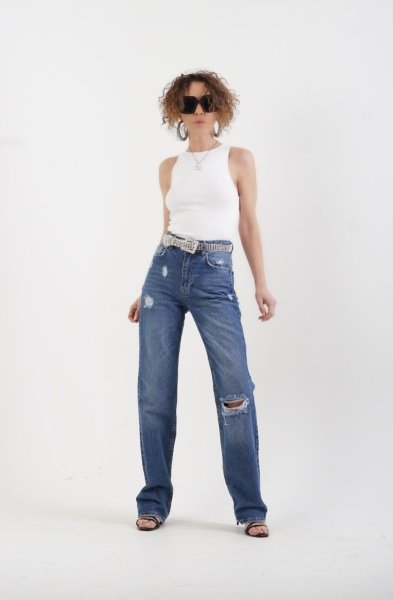 Halter Yaka Atlet BEYAZ - S