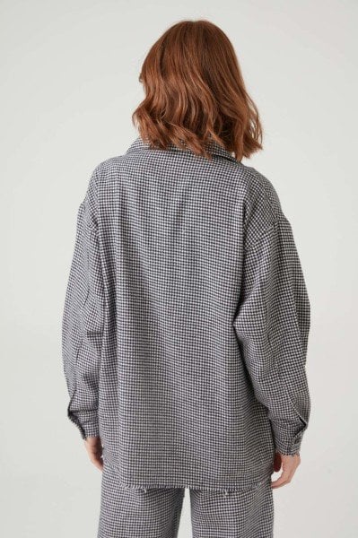 İnce Kazayağı Gömlek