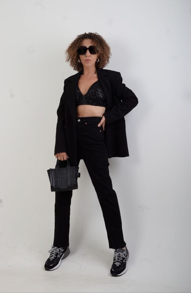 Siyah Milan Blazer Ceket