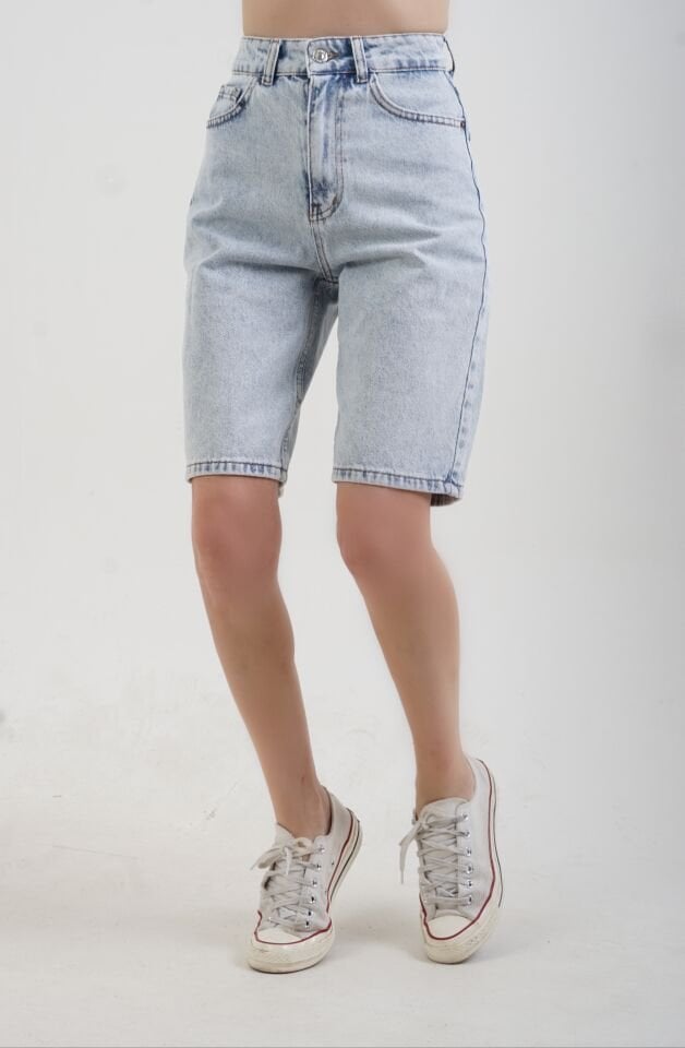 Mavi Denim Bermuda Şort