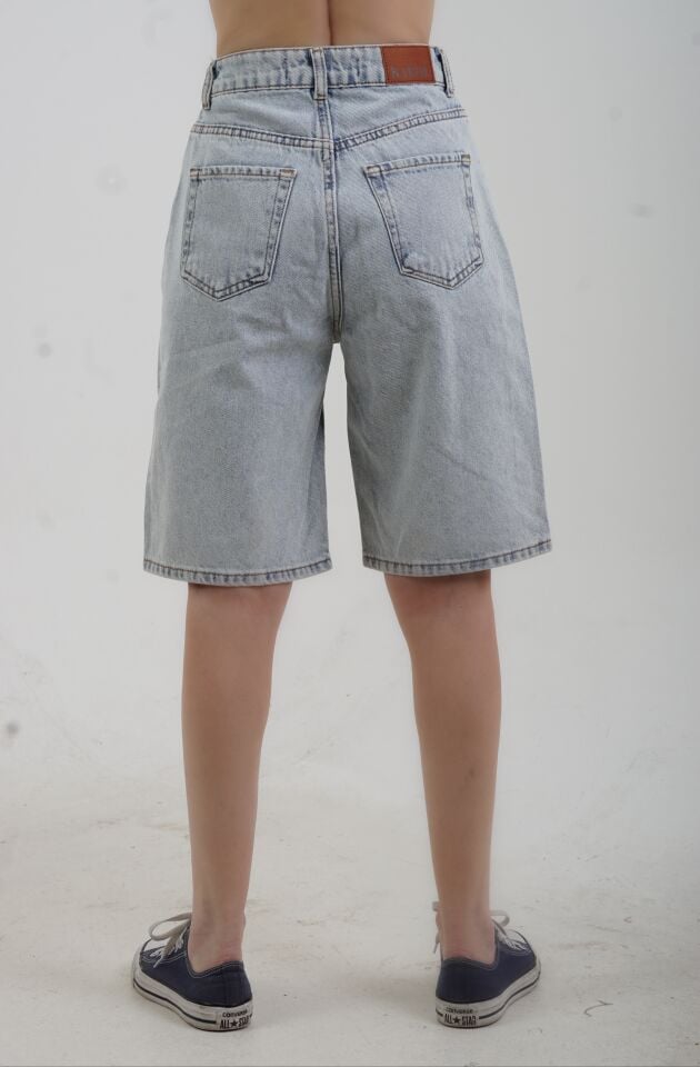 Mavi Denim Bermuda Şort
