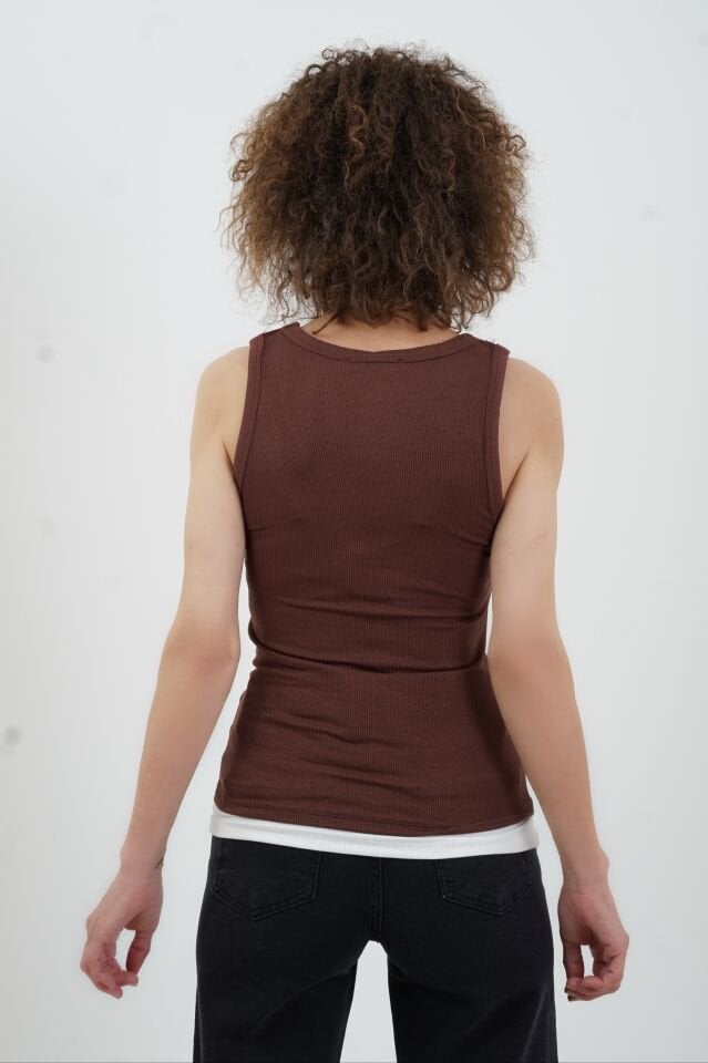 Kahve Önü Çift Kat Atlet