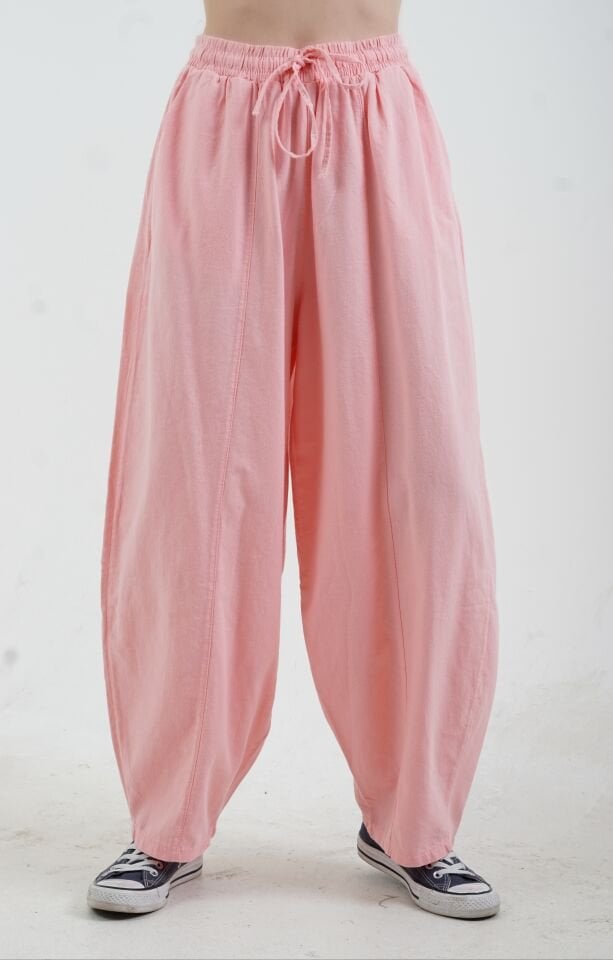 Pembe Şalvar Pantolon