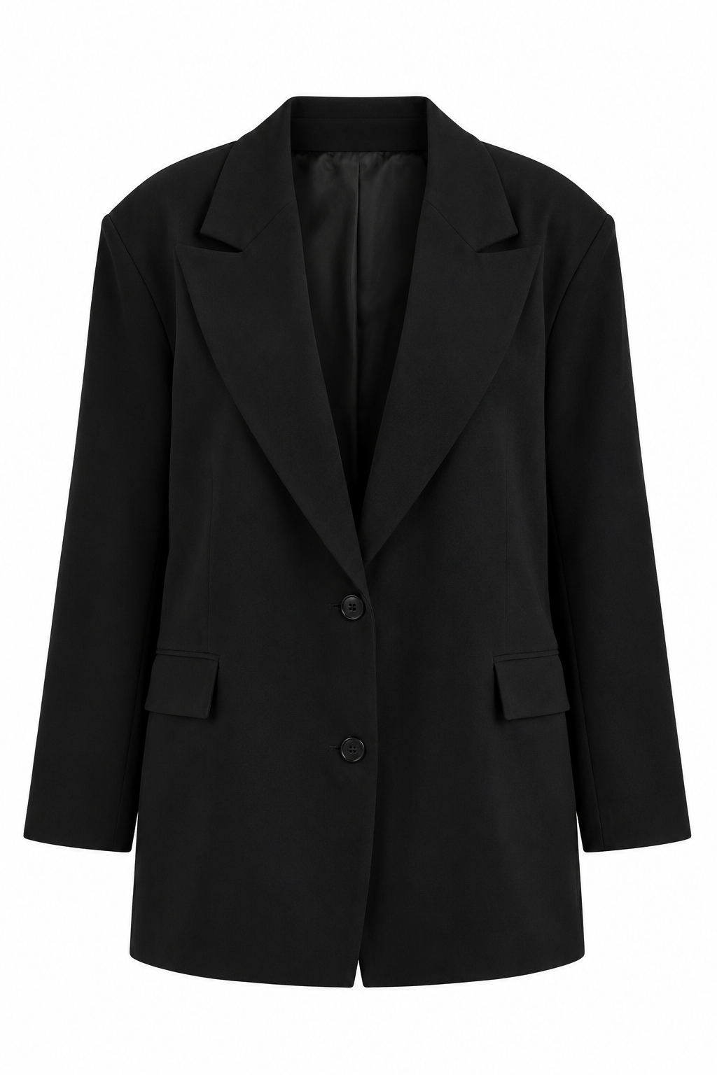 Siyah Fiona Oversize Ceket