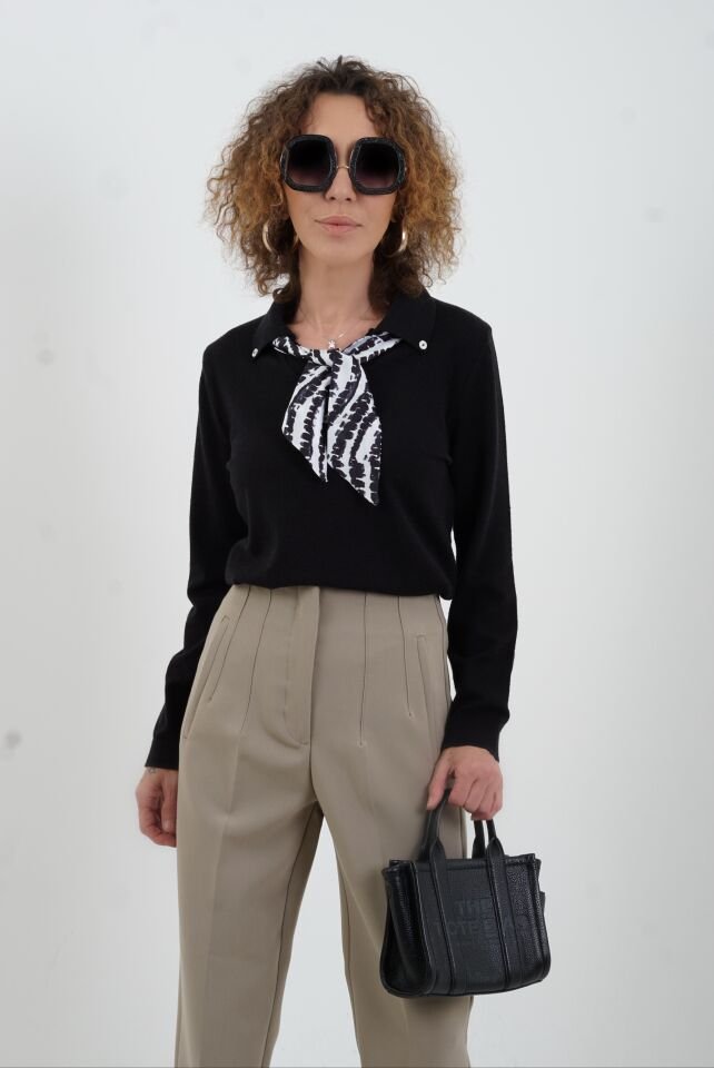 Önü Flatolu Pantolon BEJ - XS