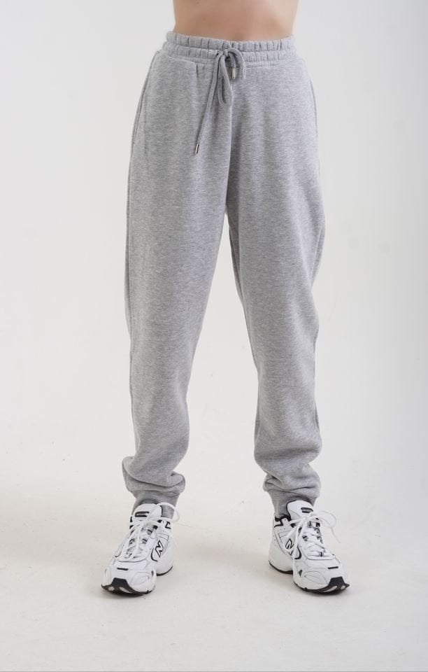 Gri Arketip Şardonlu Jogger Pantolon